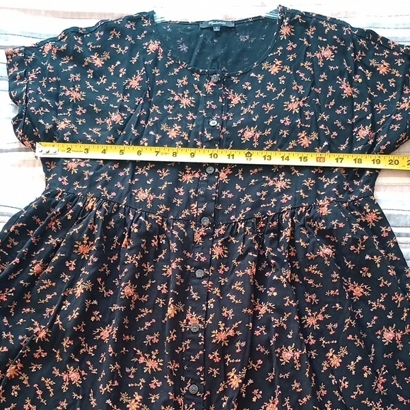 Madewell Short-sleeve Button Front Mini‎ Dress - Picture 12 of 16